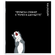 Тетрадь предметнaя ЛИТЕРАТУРА 'КОТЫ МЕМЫ' 48 л., А5+,линия,справ.инф/69832 Тетрадь предметнaя ЛИТЕРАТУРА 'КОТЫ МЕМЫ' 48 л., А5+,линия,справ.инф/69832