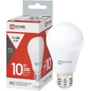 Лампа светодиодная низковольтная LED-MO-PRO 10Вт 12-48В Е27 4000К IN HOME Лампа светодиодная низковольтная LED-MO-PRO 10Вт 12-48В Е27 4000К IN HOME