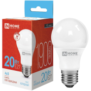 Лампа светодиодная LED-A60-VC 20Вт 230В Е27 6500К IN HOME Лампа светодиодная LED-A60-VC 20Вт 230В Е27 6500К IN HOME